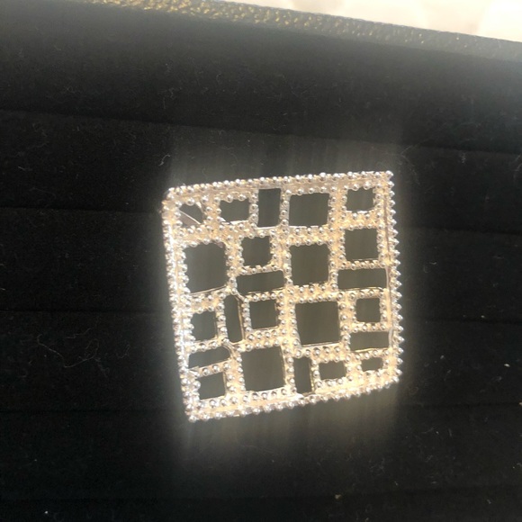 Sterling Silver SQUARES Pendant - Picture 2 of 6